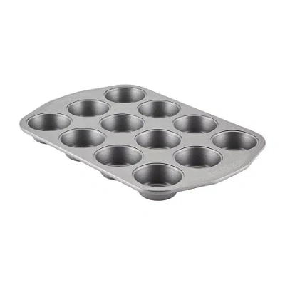 Circulon 12-cup Nonstick Muffin Pan In Gray