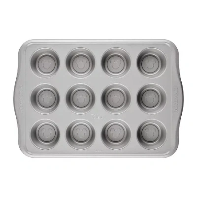 Farberware Disney Bake With Mickey Mouse 12-cup Non-stick Muffin Pan In Black