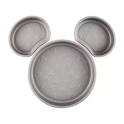 Farberware Disney Bake With Mickey Mouse 3-pc. Non-stick Mickey Head Cake Pan Set In Red