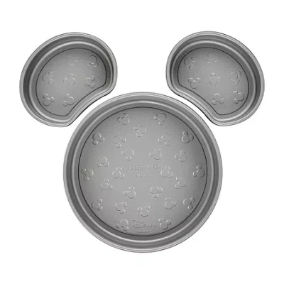 Farberware Disney Bake With Mickey Mouse 3-pc. Non-stick Mickey Head Cake Pan Set In Black