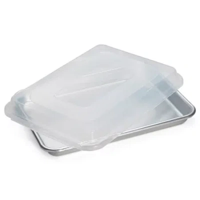 Nordicware Baker's Quarter Sheet Pan With Lid In Silver