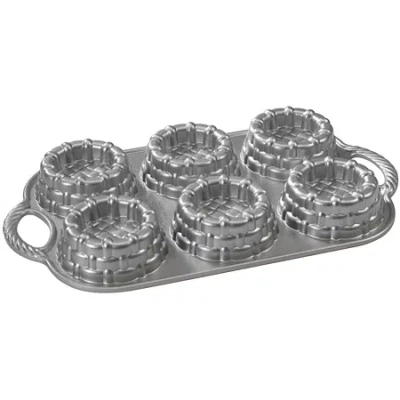 Nordicware Shortcake Basket Pan In Silver
