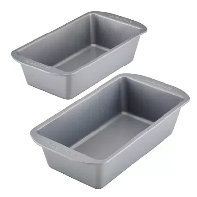 Farberware 2-pc. Non-stick Loaf Pan Set In Gray