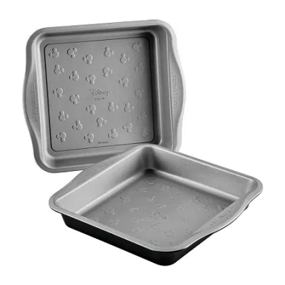 Farberware Disney Bake With Mickey Mouse 2-pc. Cake Pan Set In Black