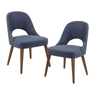 Ink+ivy Nola 2-pc. Upholstered Dining Chair In Blue