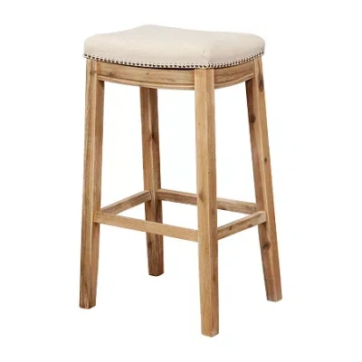 Linon Claridge Barstool In Brown