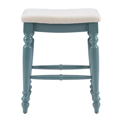 Linon Marino Counter Stool In Blue