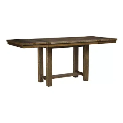 Signature Design By Ashley Kavarna Counter Height Table In Brown