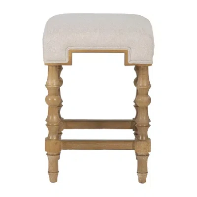 Linon Shelly Backless Counter Stool In Brown