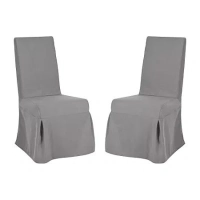 Safavieh Adrianna Dining Collection 2-pc. Upholstered Dining Chair In Gray