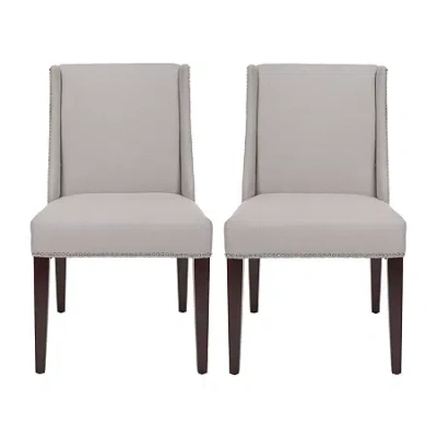 Safavieh Rachel Dining Collection 2-pc. Upholstered Dining Chair In Sand