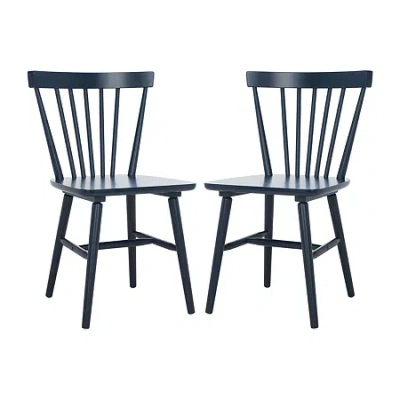 Safavieh Winona Dining Room Collection 2-pc. Dining Chair In Blue