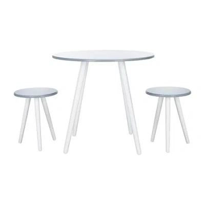 Safavieh Whitman Dining Set 3-pc. Round Dining Set In Gray