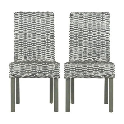 Safavieh Wheatley Dining Collection 2-pc. Dining Chair In Gray