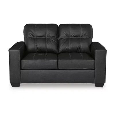 Signature Design By Ashley Barlin Mills Loveseat In Black
