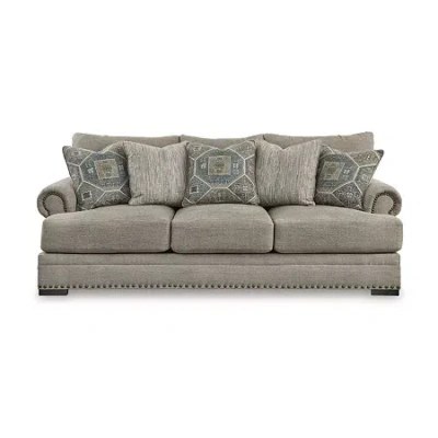 Signature Design By Ashley Galemore Sofa In Neutral Gray Brown In Brown