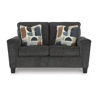 Signature Design By Ashley Erinslane Loveseat In Black