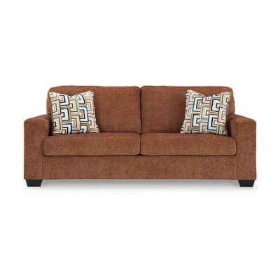 Signature Design By Ashley Aviemore Sofa In Orange