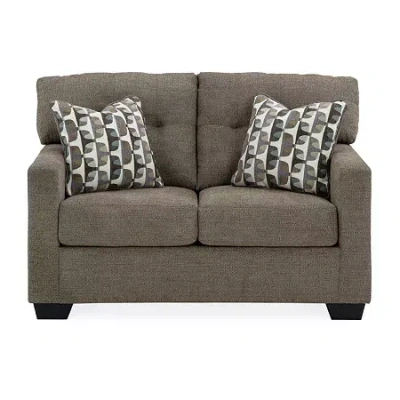 Signature Design By Ashley Mahoney Loveseat In Brown