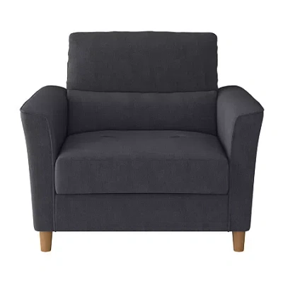 Corliving Georgia Living Room Collection Tufted Upholstered In Gray