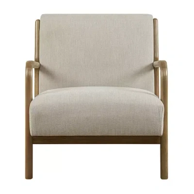 Ink+ivy Novak Mid Century Modern Lounge Chair In White