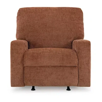 Signature Design By Ashley Aviemore Manual Recliner In Orange