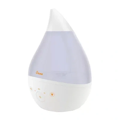 Crane 4-in-1 Top Fill 1 Gallon Cool Mist Humidifier With Sound Machine - White In White