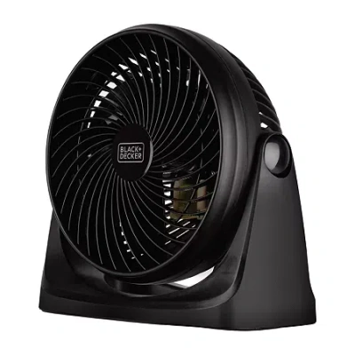 Black+decker 7" Turbo Fan In Black