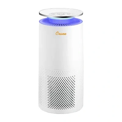 Crane True Hepa Air Purifier With Germicidal Uv Light In White