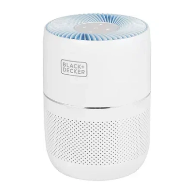 Black+decker Tabletop Air Purifier With Indicator Lights In Black