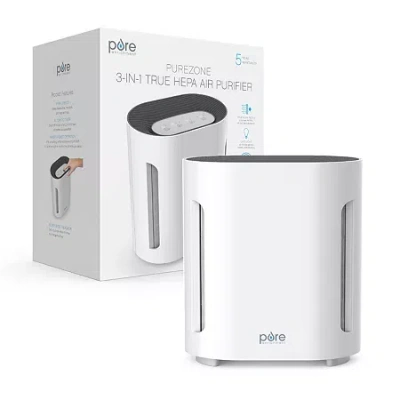 Pure Enrichment Purezone 3-in-1 True Hepa Air Purifier In White