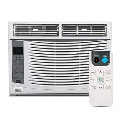 Black+decker Bwac06wtb 6000 Btu Window Air Conditioner Cools Up To 250 Square Feet White In White