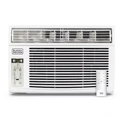 Black+decker Bd10wt6 Window Air Conditioner Remote Control 10000 Btu Cools Up To 450 Sq Ft White In White