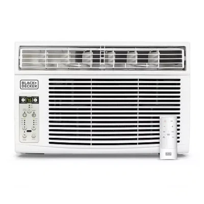 Black+decker Bd12wt6 Window Air Conditioner With Remote 12000 Btu Cools Up To 550sq Ft Energy Efficient In White