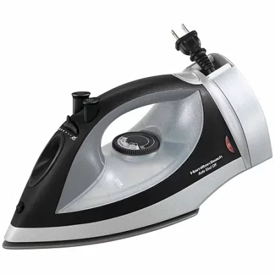 Hamilton Beach Auto-off Iron With Retractable Cord In Silver