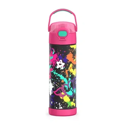 Thermos Grafitti Girl Stainless Steel 16oz. Water Bottle In Multi