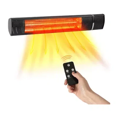 Black+decker Wall Mounted Patio Heater For Outdoors In Black
