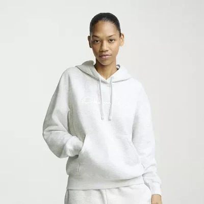 Champion Womens Powerblend Long Sleeve Active Hoodie In Neutral