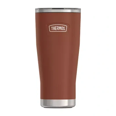 Thermos Stainless Steel Cold Cup With Side Lock Water Bottle In Brown