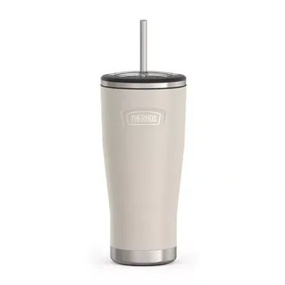 Thermos Stainless Steel 24oz. Cold Tumbler With Straw In Sand