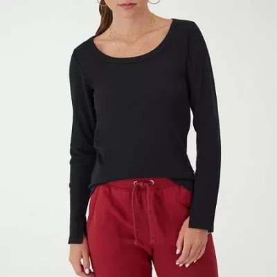 Champion Womens Scoop Neck Long Sleeve Active T-shirt In Animal Print