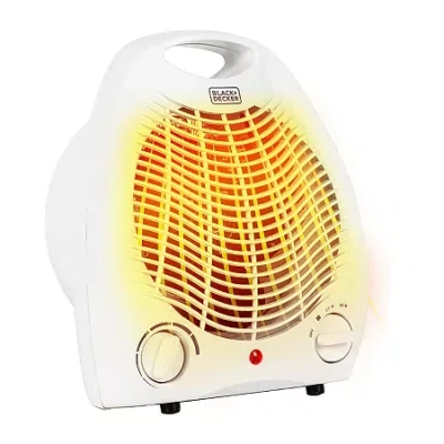 Black+decker Personal Desktop Heater In White