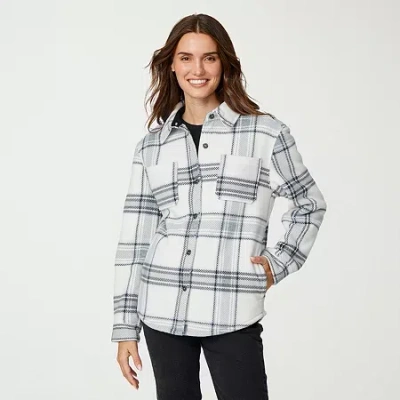 Free Country Womens Fleece Lightweight Jacket In Multi