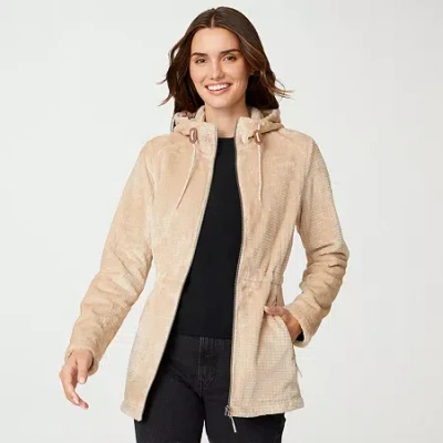 Free Country Womens Fleece Lightweight Jacket In Neutral