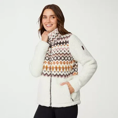 Free Country Womens Fleece Lightweight Jacket In Gray