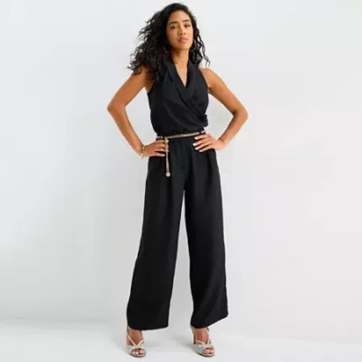 Bold Elements Womens Wide Leg Trouser In Black