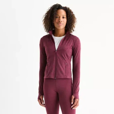 Xersion Everultra Womens Midweight Softshell Jacket In Red