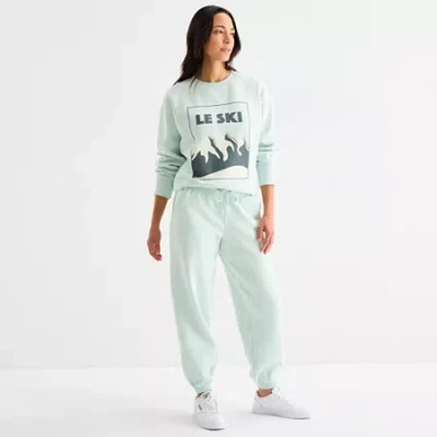 Xersion Womens Super Soft Fleece Jogger In Green