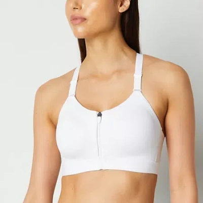 Xersion High Support Racerback Sports Bra In White