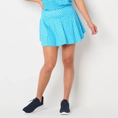 Xersion Everultra-lite Womens Quick Dry Flounce Skort In Blue